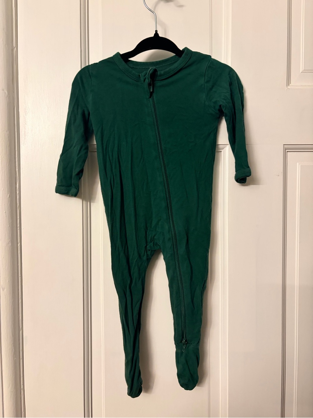 Kyte baby One-Piece Zipper Pajama - Forest Green